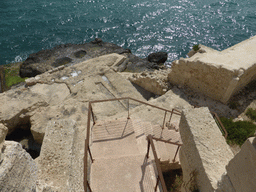 Walkway at the west side of the Castello Maniace castle