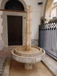 Fountain at the crossing of the Corso Giacomo Matteotti street and the Via Mario Tommaso Gargallo street