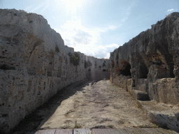 Street of Tombs above the Greek Theatre at the Parco Archeologico della Neapolis park