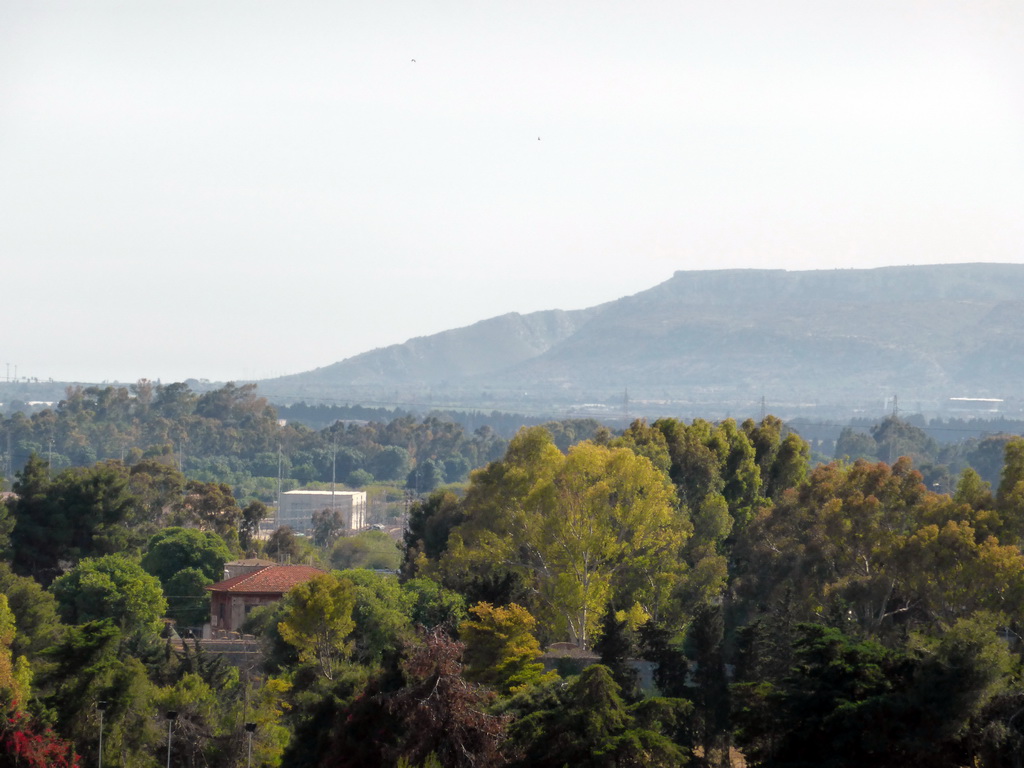 Hills at the south side of the city, viewed from the Nymphaeum