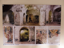 Photographs of the Catacombs of San Giovanni, at the entrance building