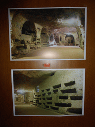 Photographs of the Catacombs of San Giovanni, at the entrance building