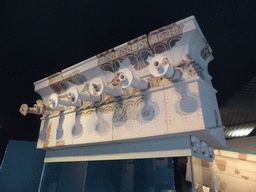 Reconstruction of a part of the Temple of Athena at Ortygia, at the ground floor of the Paolo Orsi Archaeological Museum