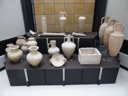 Pottery from the Tomb of Archimedes at the Parco Archeologico della Neapolis park, at the upper floor of the Paolo Orsi Archaeological Museum