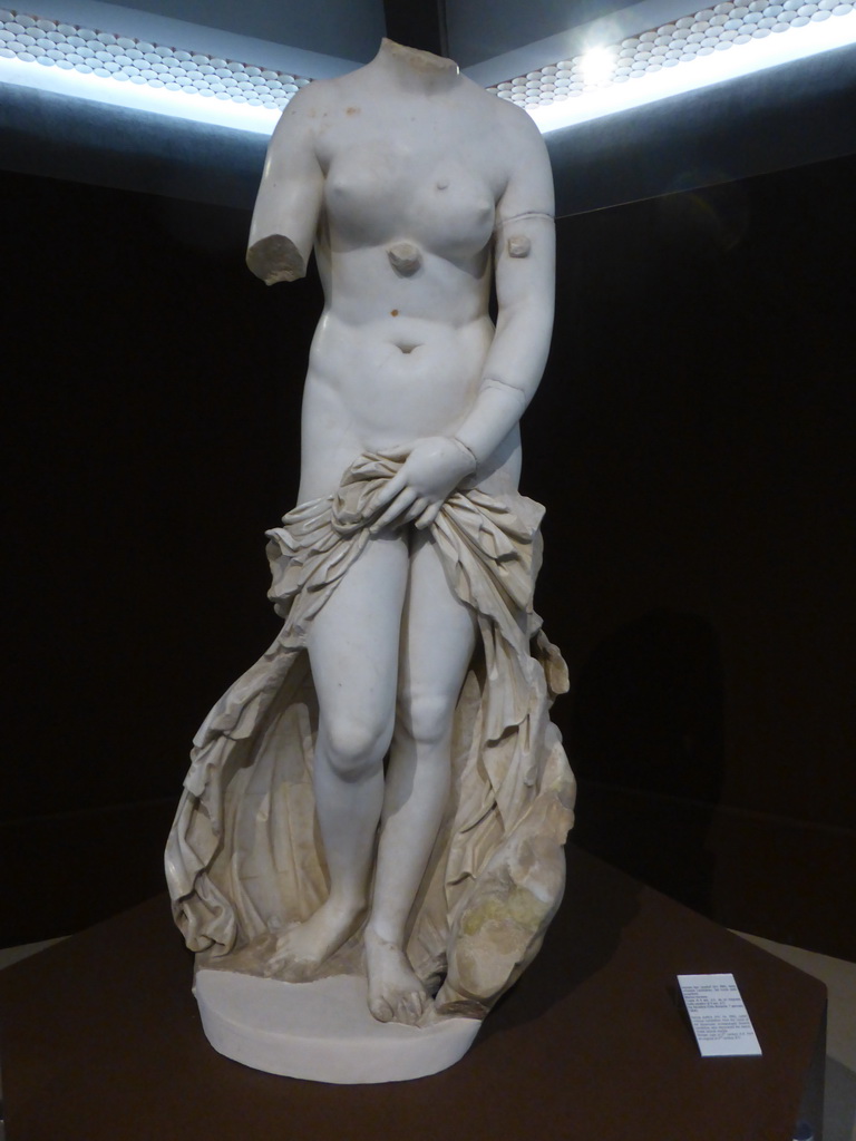 Statue at the upper floor of the Paolo Orsi Archaeological Museum