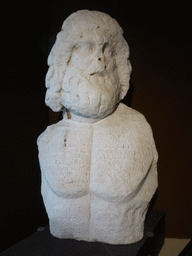 Oversize statue of Asklepios, at the upper floor of the Paolo Orsi Archaeological Museum