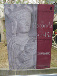 Poster of the `La Rotonda di Adelfia` presentation, at the Paolo Orsi Archaeological Museum