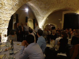 Course participants receiving their certificates at the Ristorante Regia Lucia restaurant at the Piazza Duomo square