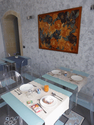 Breakfast room in the Archimede Bed and Breakfast at the Piazza Archimede square