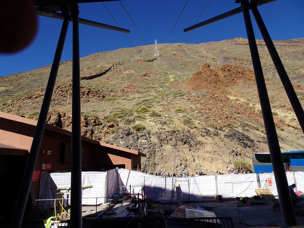 The southeast side of Mount Teide, viewed from the Teide Cable Car