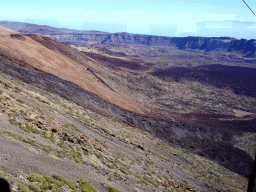 The northeast side of the Cañadas del Teide crater, viewed from the Teide Cable Car