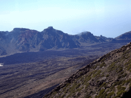 The southwest side of the Cañadas del Teide crater, viewed from the Teide Cable Car