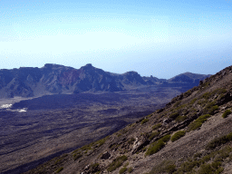 The southwest side of the Cañadas del Teide crater, viewed from the Teide Cable Car