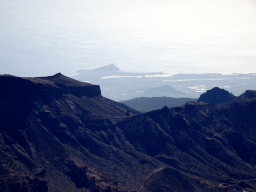 Mountains, hills and greenhouses on the south side of the island, viewed from the La Rambleta viewpoint