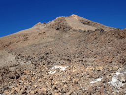 The Pico del Teide peak, viewed from trail nr. 12 from the La Rambleta viewpoint to the Pico Viejo viewpoint