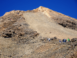 The Pico del Teide peak, viewed from trail nr. 12 from the La Rambleta viewpoint to the Pico Viejo viewpoint