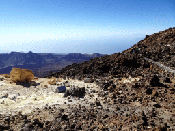 Trail nr. 12 from the La Rambleta viewpoint to the Pico Viejo viewpoint, and the southwest side of the Cañadas del Teide crater