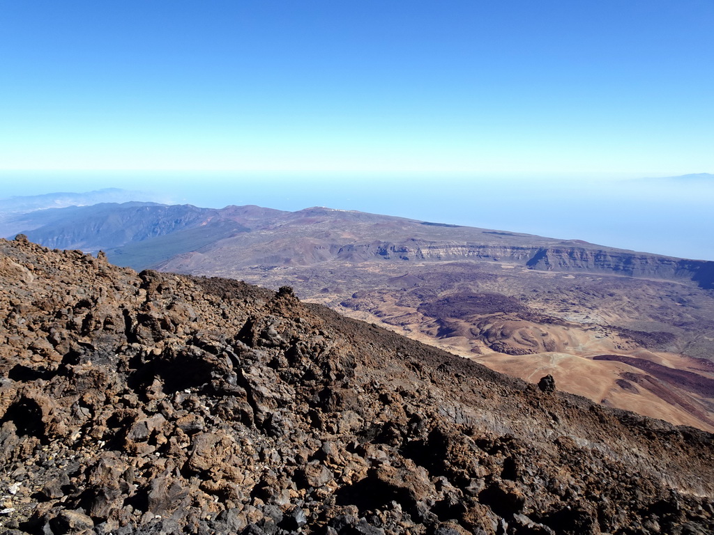 The east side of the Cañadas del Teide crater, viewed from the La Rambleta viewpoint