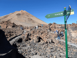 Trail nr. 10 from the La Rambleta viewpoint to the Pico de Teide peak