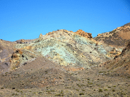 Blue-coloured rocks just south of the Roques de García rocks, viewed from the Boca Tauce viewpoint