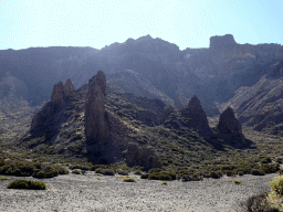 Rocks at the south side of the TF-21 road just west of the Boca Tauce viewpoint