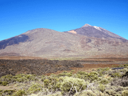 Mount Teide, viewed from the parking lot of the Ethnographic Museum Juan Évora