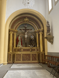 Altarpiece at the right aisle of the Parroquia de Nuestra Señora del Socorro church