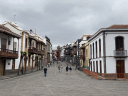 The Plaza Nuestra Señora del Pino square and the Calle Real de la Plaza street