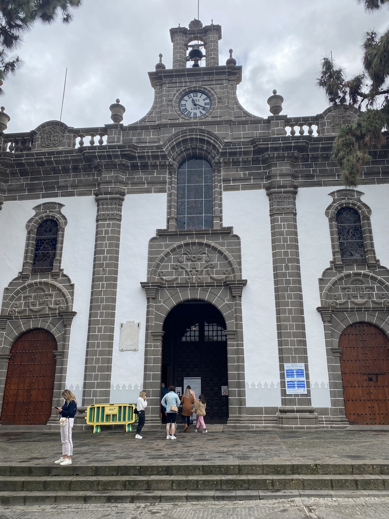 Front of the Basílica de Nuestra Señora del Pino church at the Plaza Nuestra Señora del Pino square