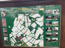 Map of the historical town center