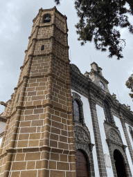 Tower at the east side of the Basílica de Nuestra Señora del Pino church at the Plaza Nuestra Señora del Pino square