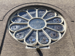 Rose window at the south side of the Sint-Willibrorduskerk church