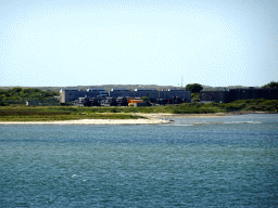 The Royal Netherlands Institute for Sea Research at `t Horntje, viewed from the deck of the fifth floor of the ferry from Den Helder