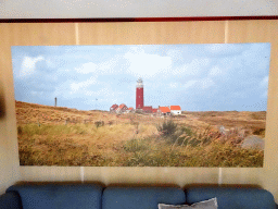 Photograph of the Lighthouse Texel in the living room of our holiday home at the Roompot Vakanties Kustpark Texel at De Koog