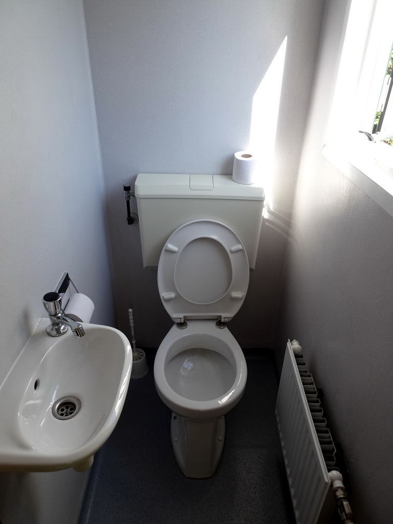 Interior of the toilet at our holiday home at the Roompot Vakanties Kustpark Texel at De Koog