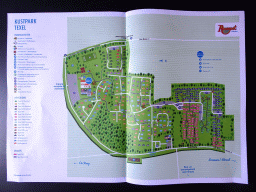 Map of the Roompot Vakanties Kustpark Texel at De Koog