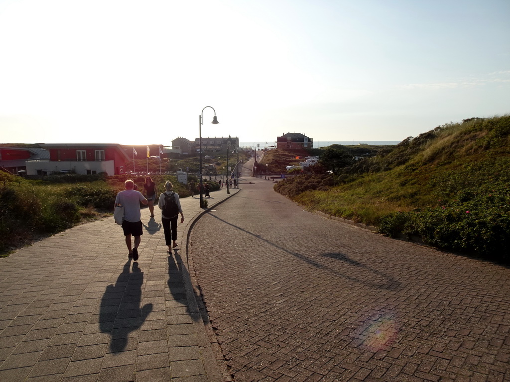 The Badweg road at De Koog