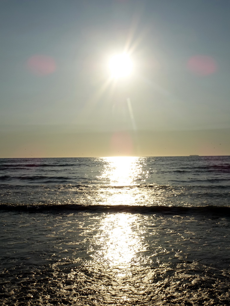 The North Sea, viewed from the beach at Beach Pavilion Paal 20 at De Koog