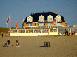 Front of the Bries 20 restaurant at Beach Pavilion Paal 20 at De Koog