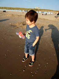 Max at the beach at Beach Pavilion Paal 20 at De Koog