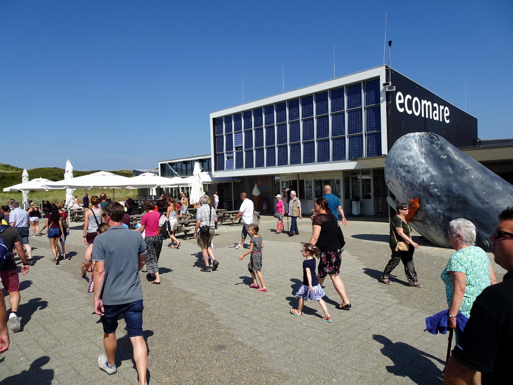 Front of the restaurant at the Ecomare seal sanctuary at De Koog