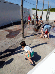 Max at the Speelwad playground at the Ecomare seal sanctuary at De Koog