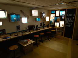 Interior of the Laboratory at the Sea Aquarium at the Ecomare seal sanctuary at De Koog