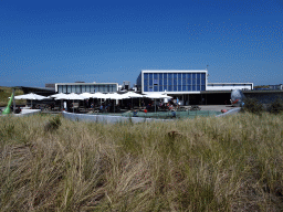 The Ecomare seal sanctuary at De Koog, viewed from the entrance to the Dune Park