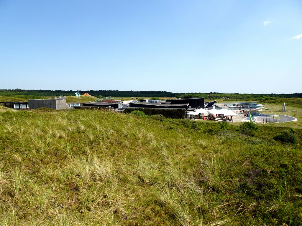 The Ecomare seal sanctuary at De Koog, viewed from the Dune Park