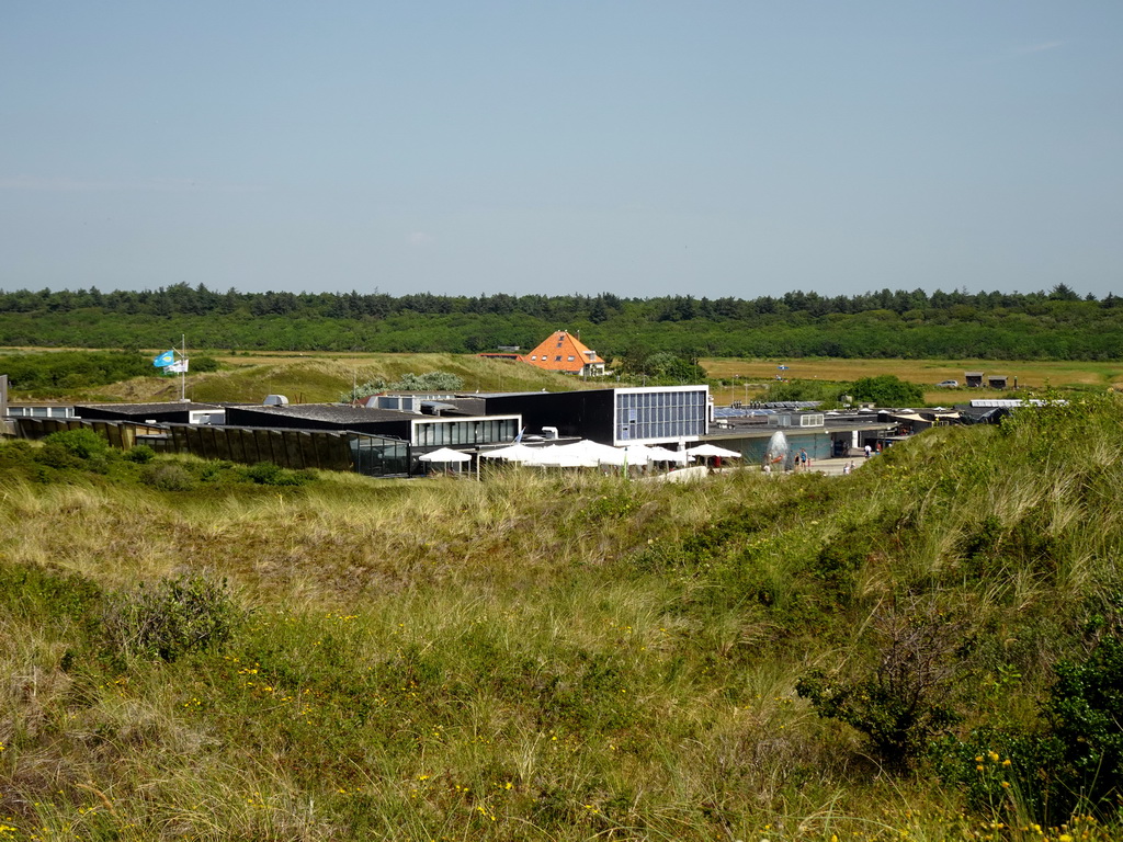The Ecomare seal sanctuary at De Koog, viewed from the Dune Park