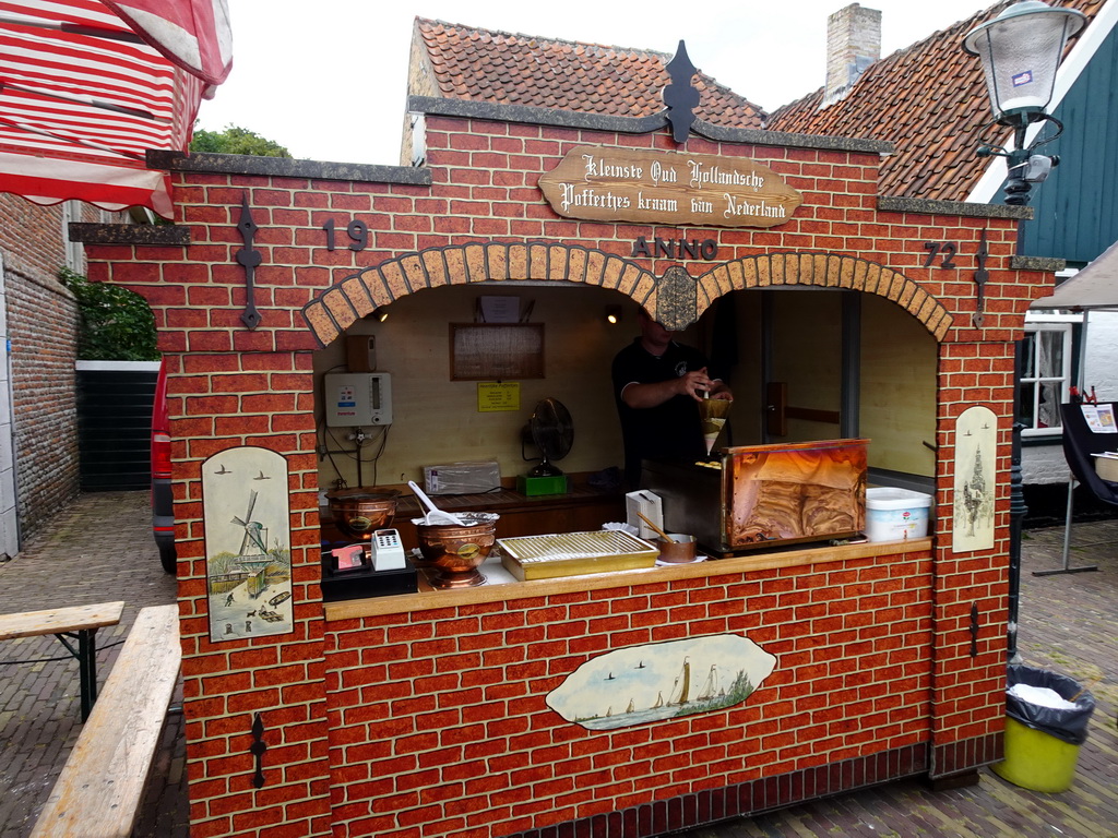 Poffertjes stall at the Dorpsstraat street at De Koog