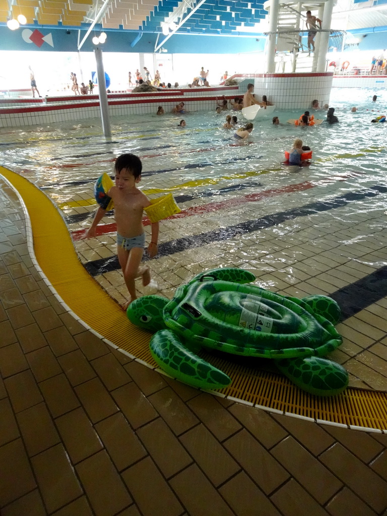 Max at Swimming Paradise Calluna at the Roompot Vakanties Kustpark Texel at De Koog