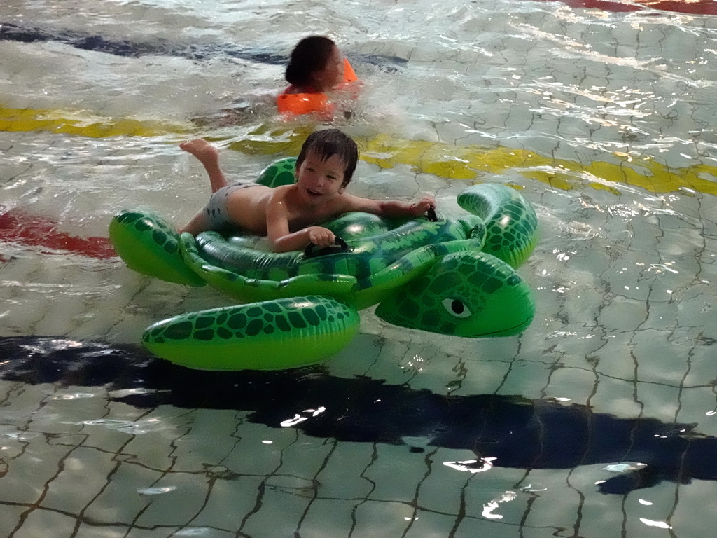 Max at Swimming Paradise Calluna at the Roompot Vakanties Kustpark Texel at De Koog