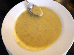 Soup of the Day at the Brasserie de Lindeboom restaurant at Den Burg